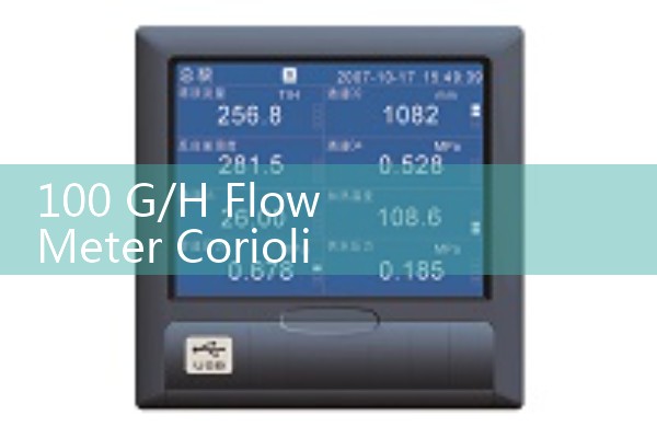100 G/H Flow Meter Coriolis Vibrating Tube Sizing